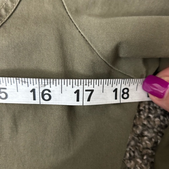 Love Tree Army Green Fatigue Style Hooded Women's Jacket size small - Picture 7 of 10